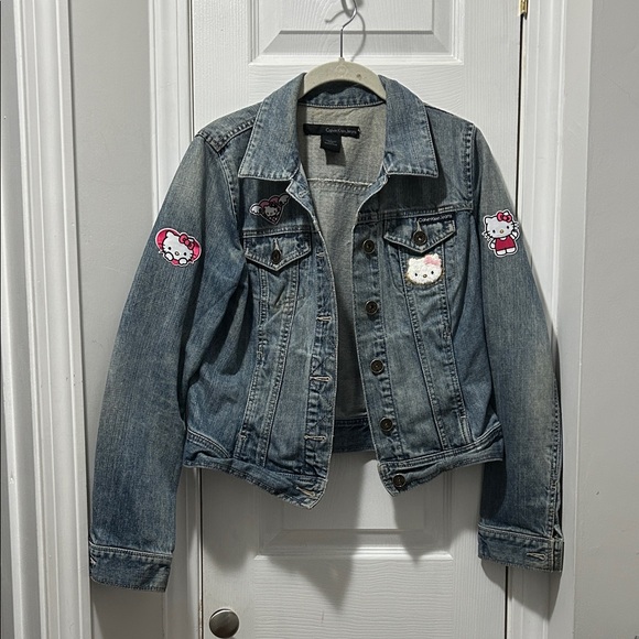 Calvin Klein Jeans Jackets & Blazers - Calvin Klein Jeans Light Blue Denim Jacket Label Detail